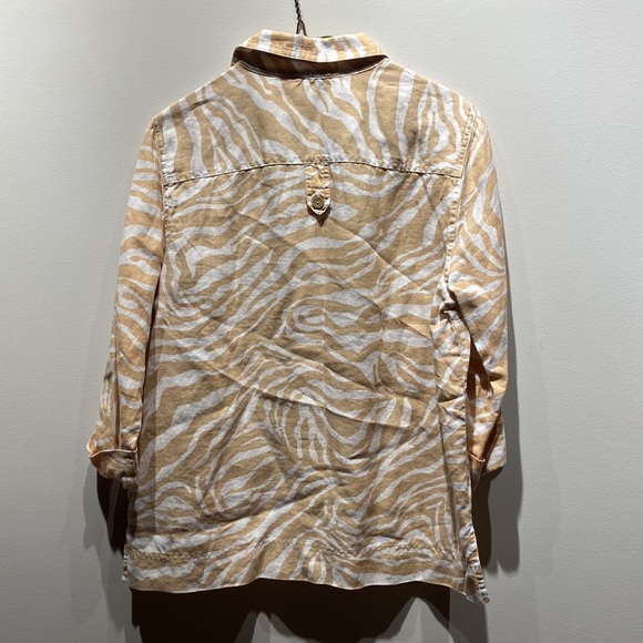 ⚡️3for25$⚡️ Jones New York linen blouse - Picture 3 of 4